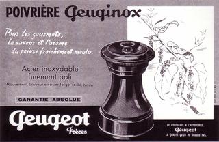 First production of Peuginox - Peugeot Saveurs