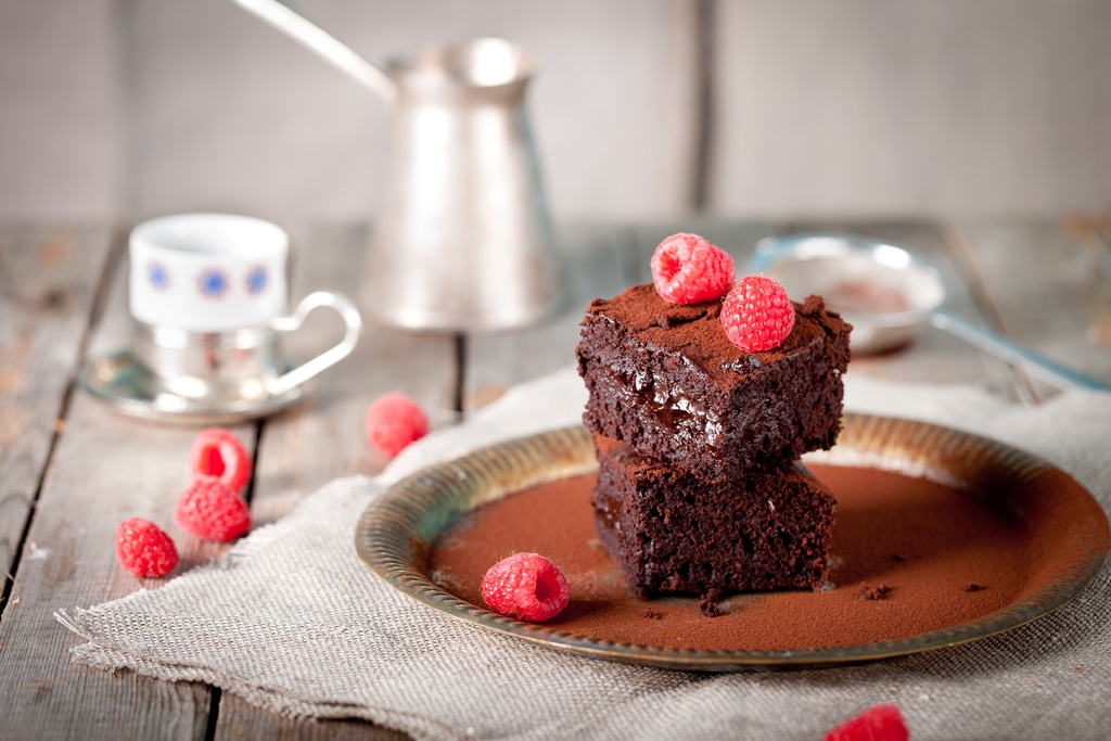 Moelleux au chocolat, crème anglaise au poivre long