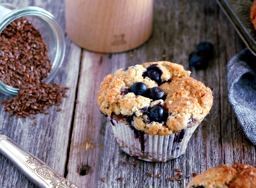 Muffins vegan aux myrtilles