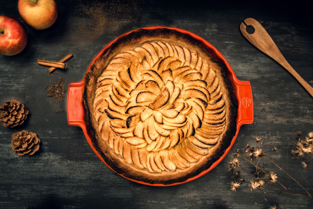 Tarte aux pommes à la cannelle