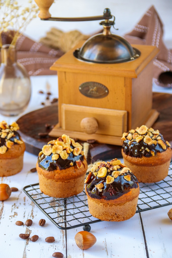 Muffins faciles café et noisettes