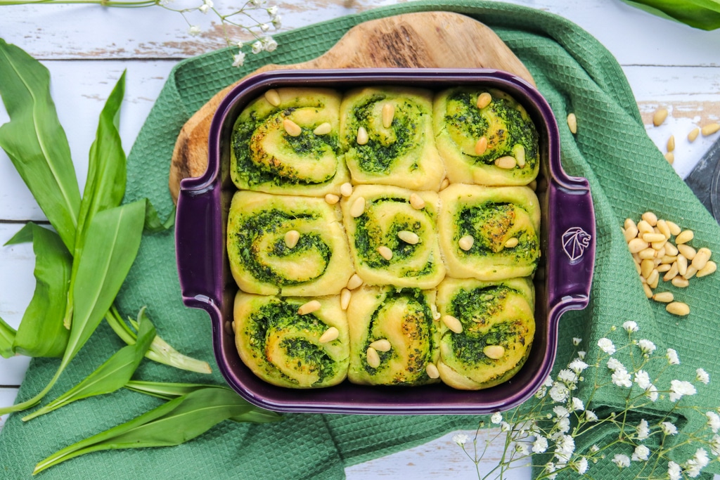 Rolls au pesto d’ail des ours