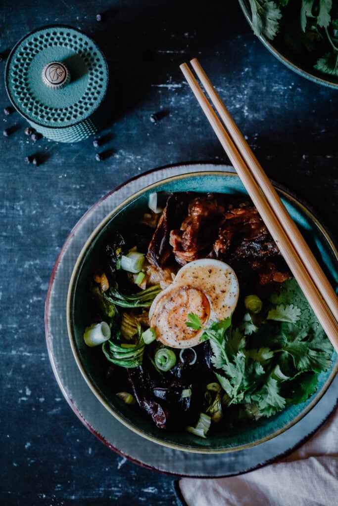 Ramen au boeuf, poivre du Sichuan