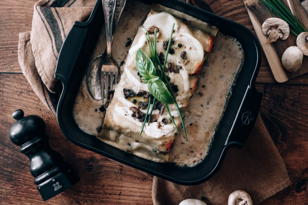 Cannelloni aux champignons et truffe