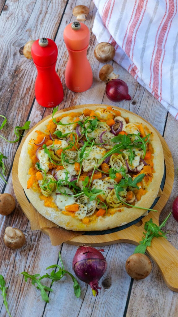 Pizza à la courge butternut