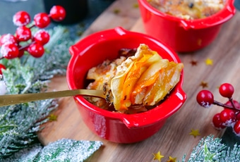 Gratin aux 3 légumes et fromage à la truffe