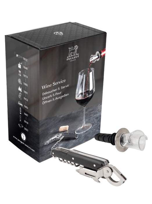Bouchon vins effervescents Carbone Line - Peugeot - MaSpatule