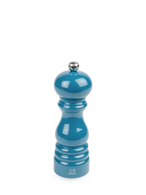 Grand Moulin à Poivre Marlux 21cm - Bois De Hêtre Laqué Bleu Ciel, Neuf