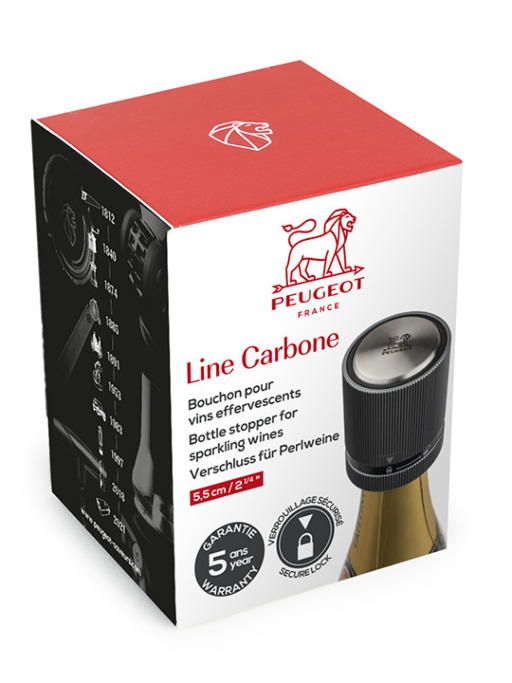 Line Bouchon pour vins effervescents, carbone, 5,5 cm