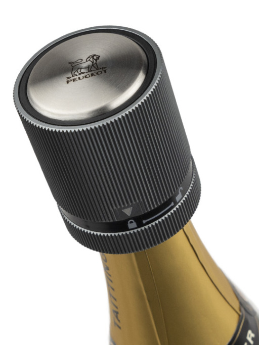 Line Bouchon pour vins effervescents, carbone, 5,5 cm - Peugeot Saveurs