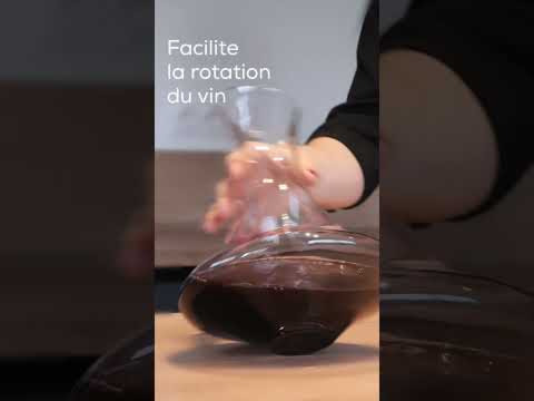 Carafe à Vin Peugeot Evolution - Pour Vins Rouges Jeunes - Oxygénation Optimale, Design Inclinable - Fabriquée En Europe