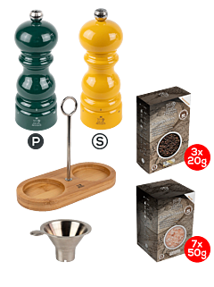 Pack ParisRama u'Select Forest Green and Ivory 22 cm Set - Peugeot Saveurs