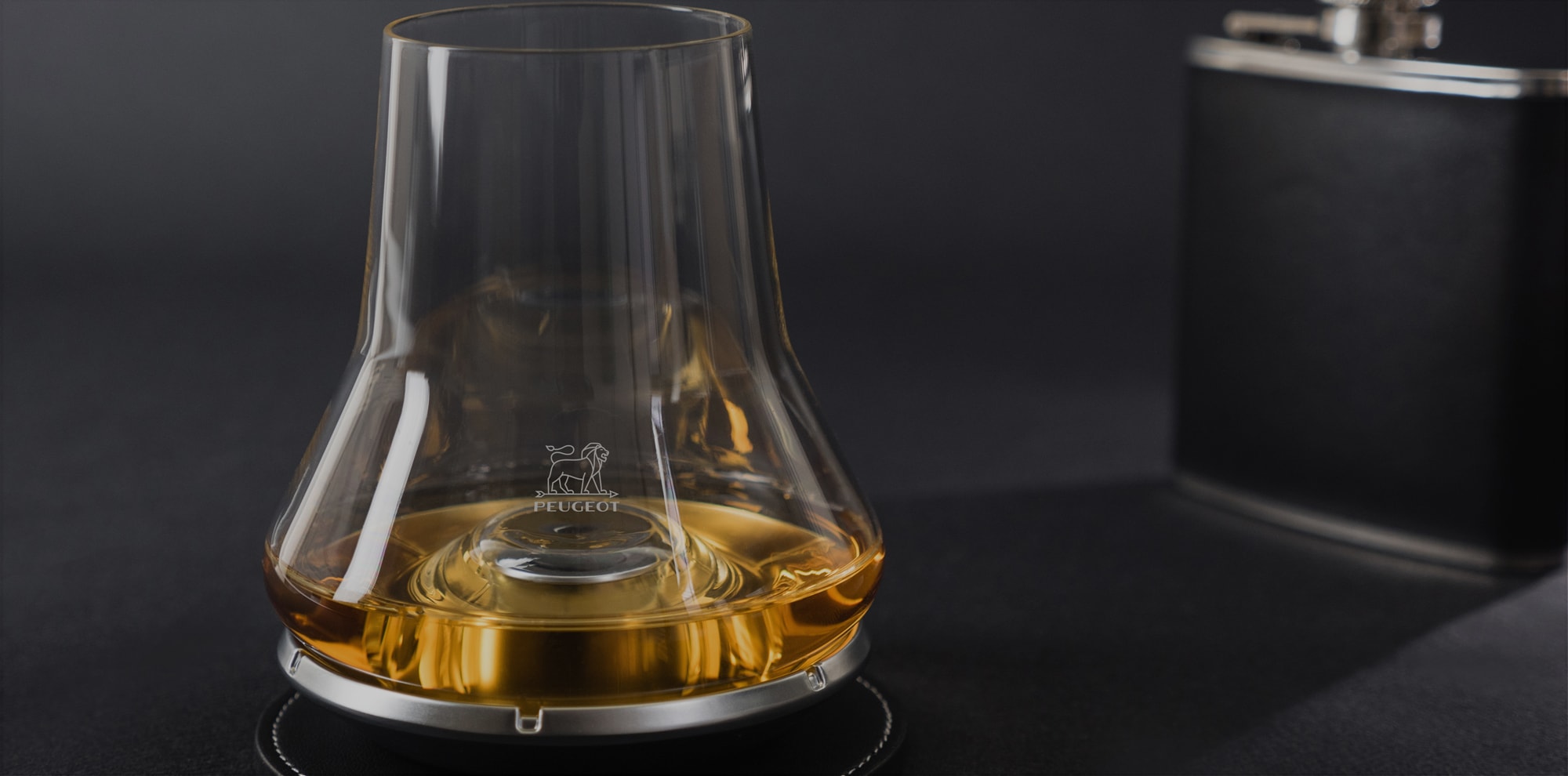 Verre à whisky design - Peugeot Saveurs