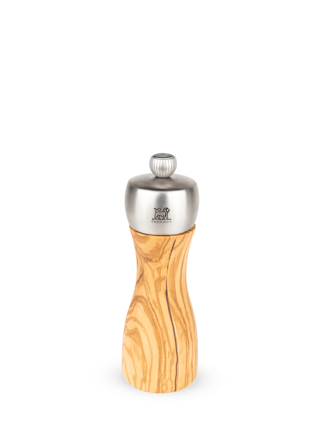 Moulin à poivre manuel 15cm ''Fidji'' en bois d'olivier de Peugeot - Ares  Accessoires de cuisine